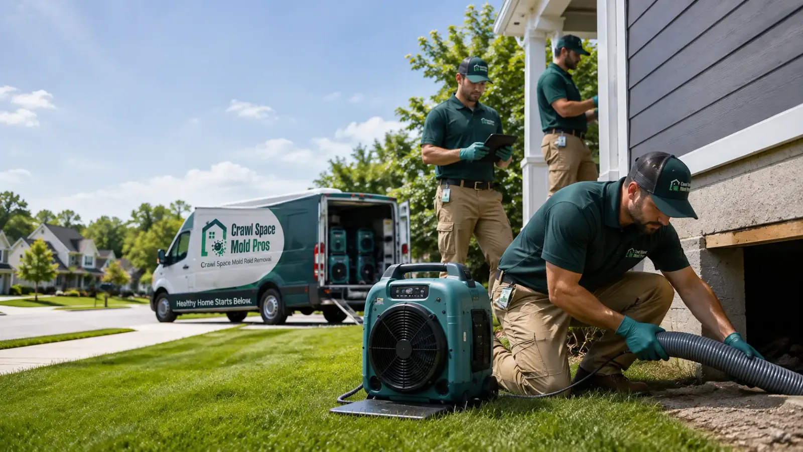 Crawl Space Mold Removal in Whitten, IA